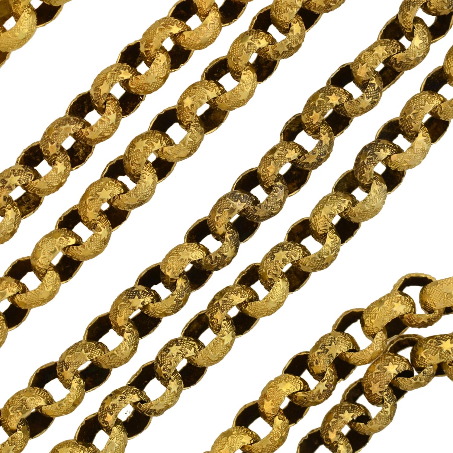 gold bike chain necklace