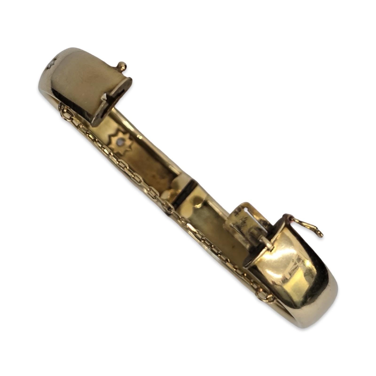 Donna Bracciale vittoriano con diamanti Old-Mine a forma di stella in oro 18 carati, circa 1885 in vendita