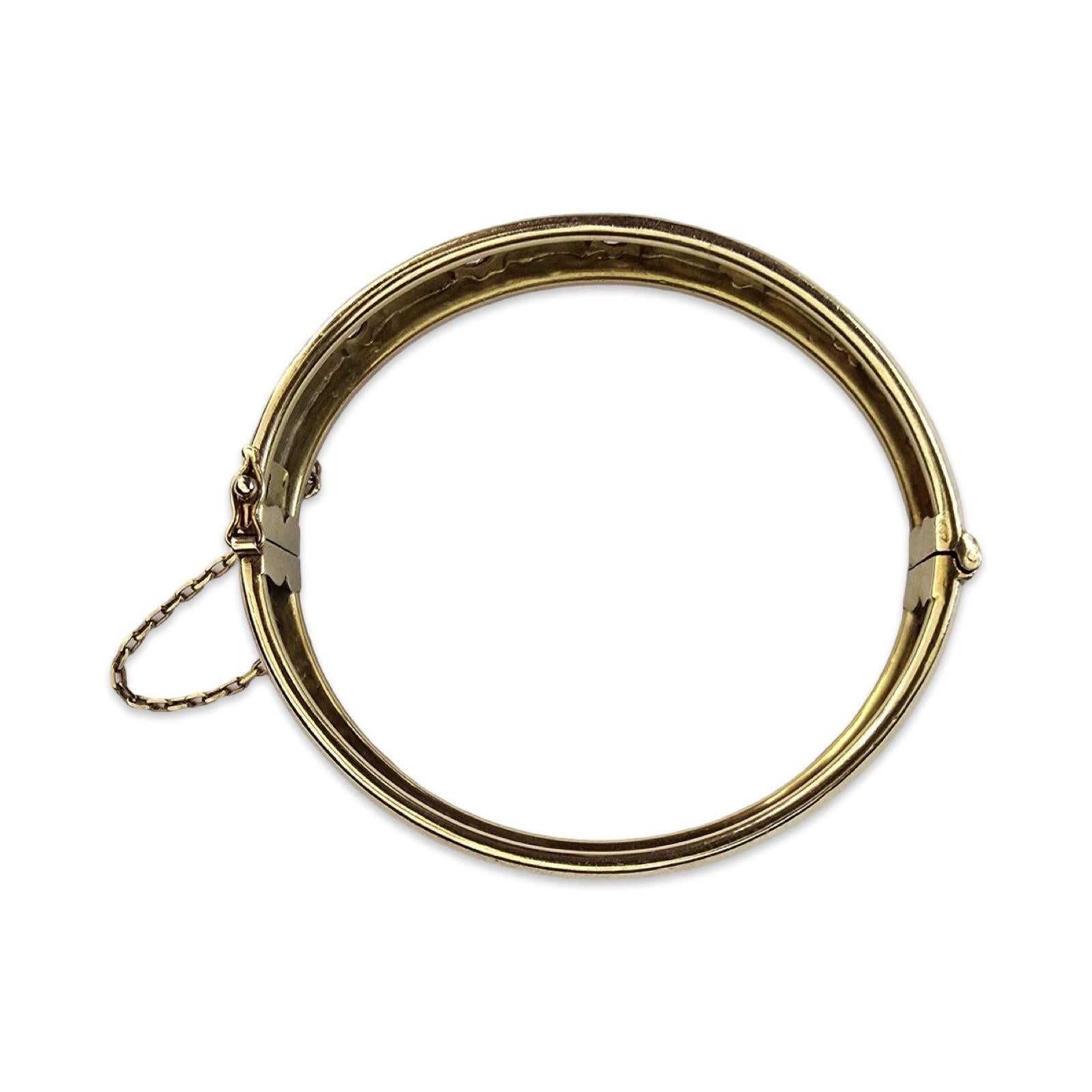 Bracciale vittoriano con diamanti Old-Mine a forma di stella in oro 18 carati, circa 1885 in vendita 2