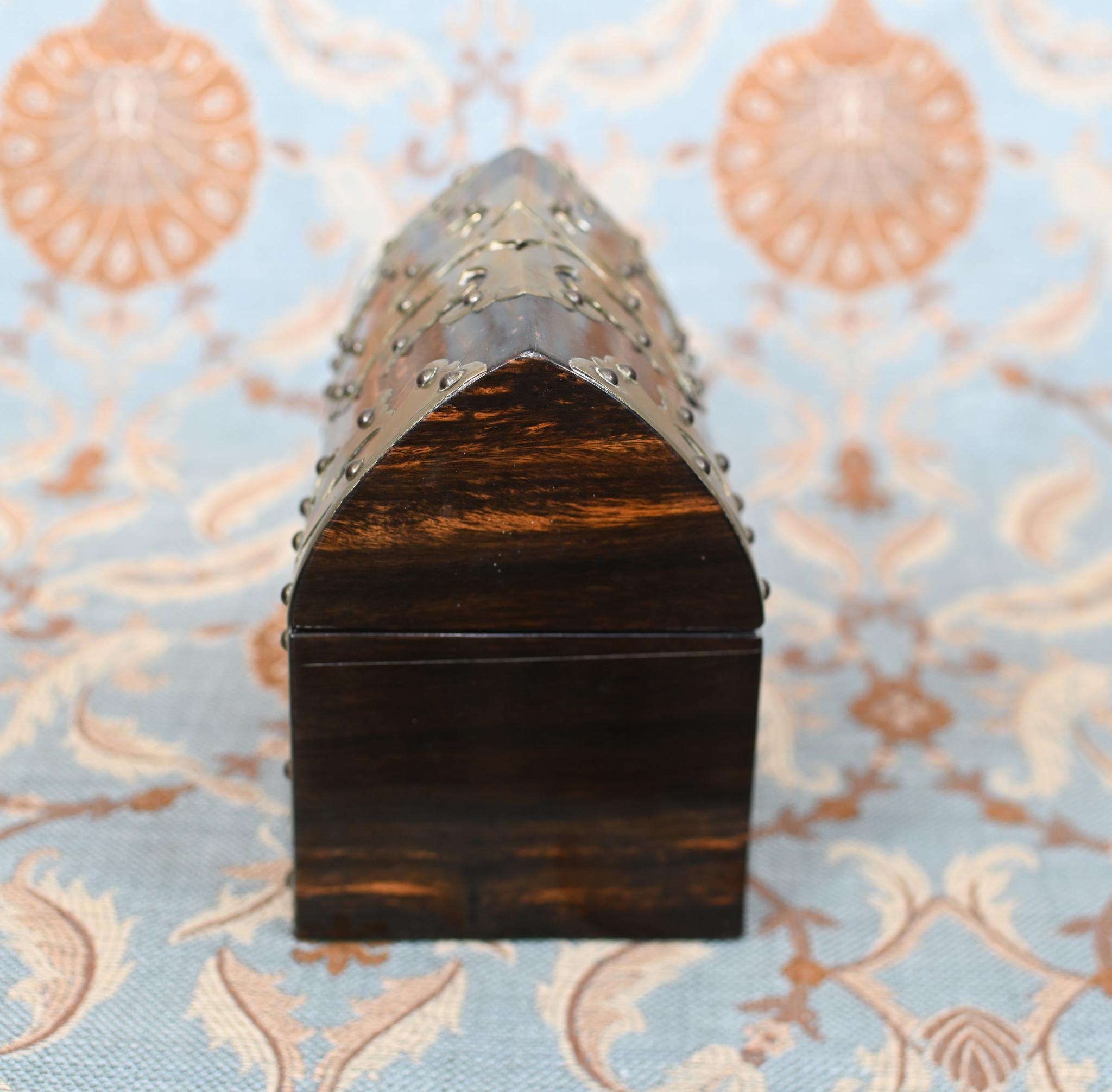 Viktorianischer Briefkasten Cormandel Messing Briefkasten 1890 im Angebot 1