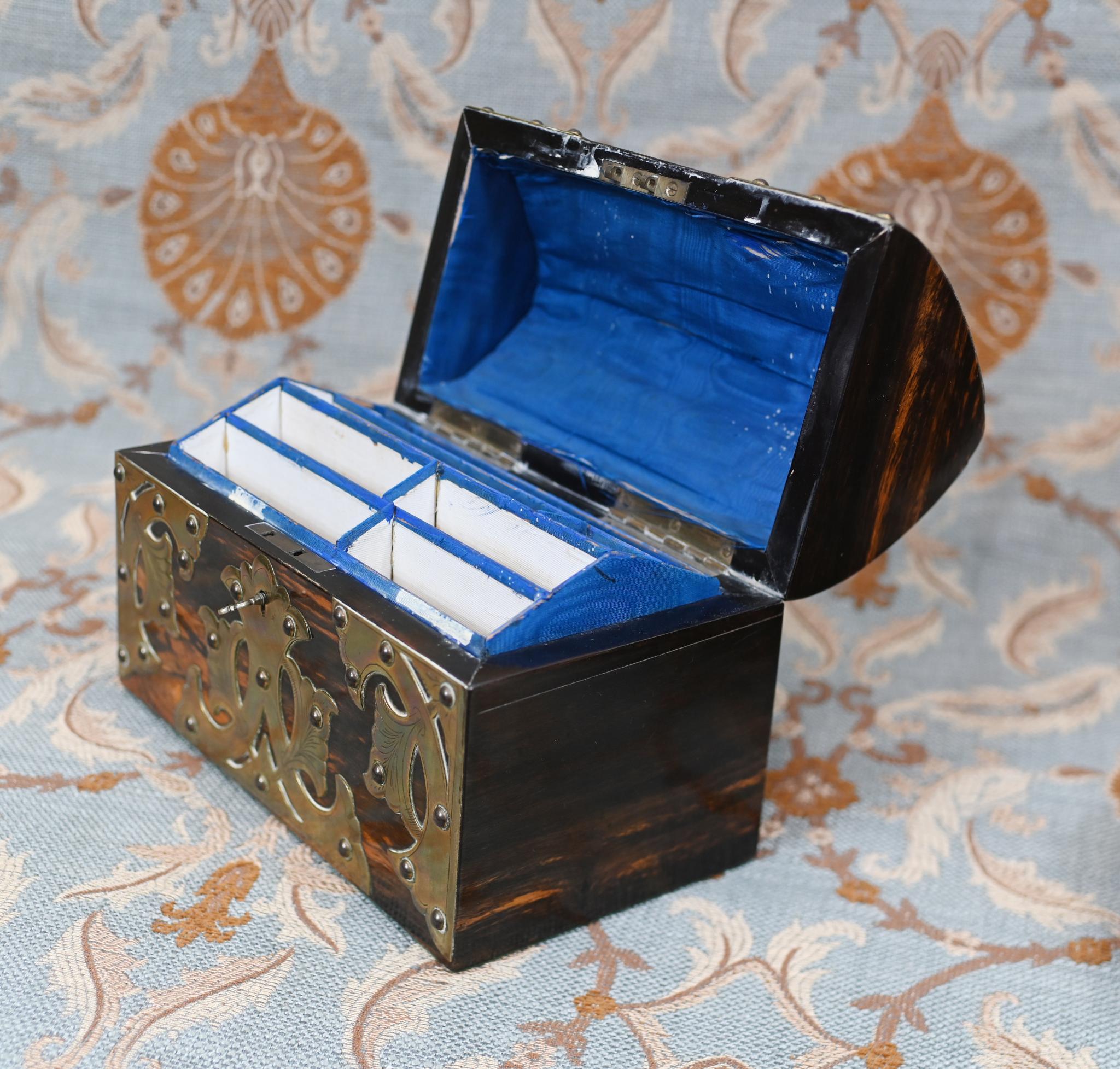 Viktorianischer Briefkasten Cormandel Messing Briefkasten 1890 im Angebot 4