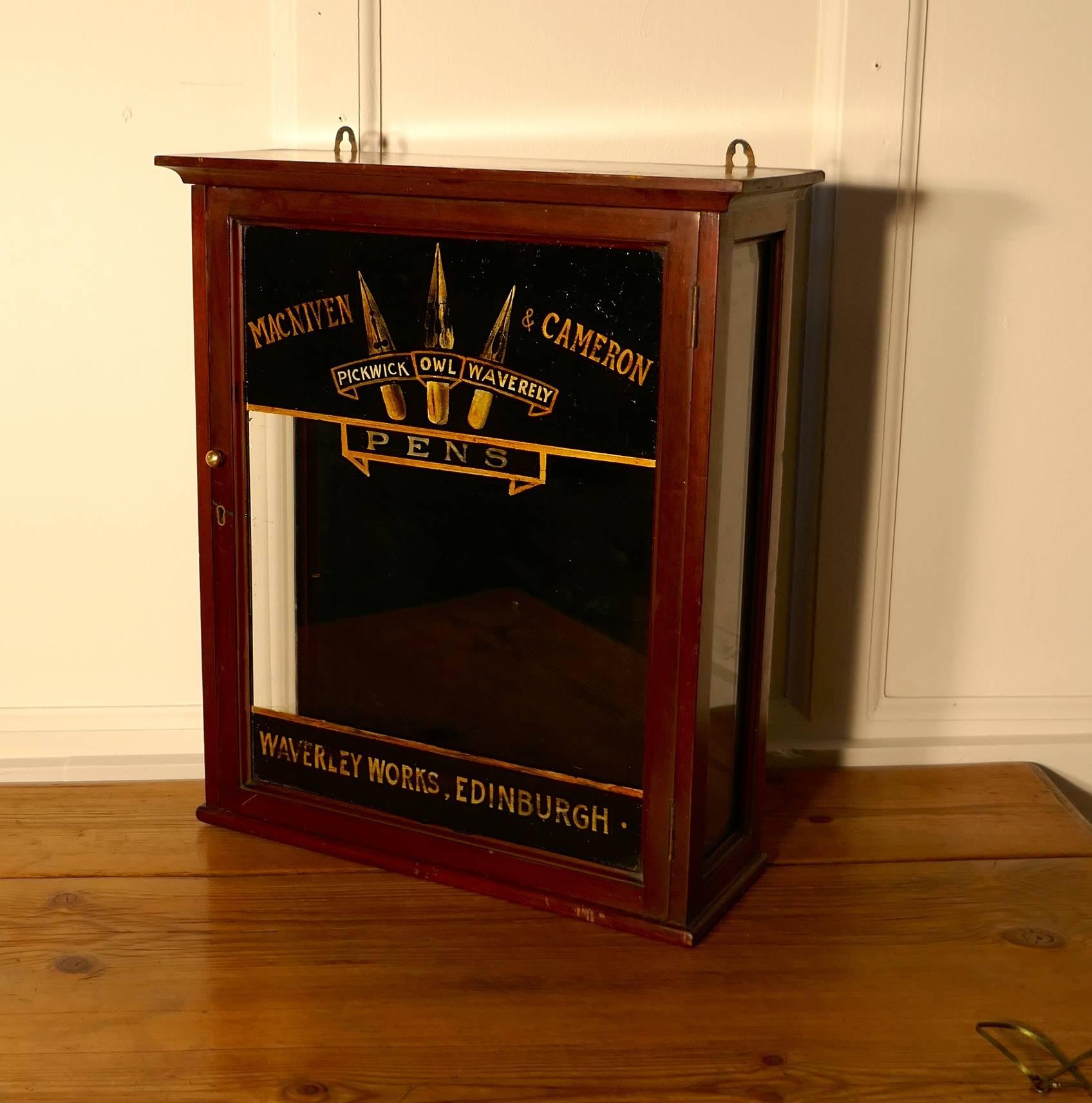 Victorian Stationers Cupboard, Macniven & Cameron Pens Display Cabinet 3