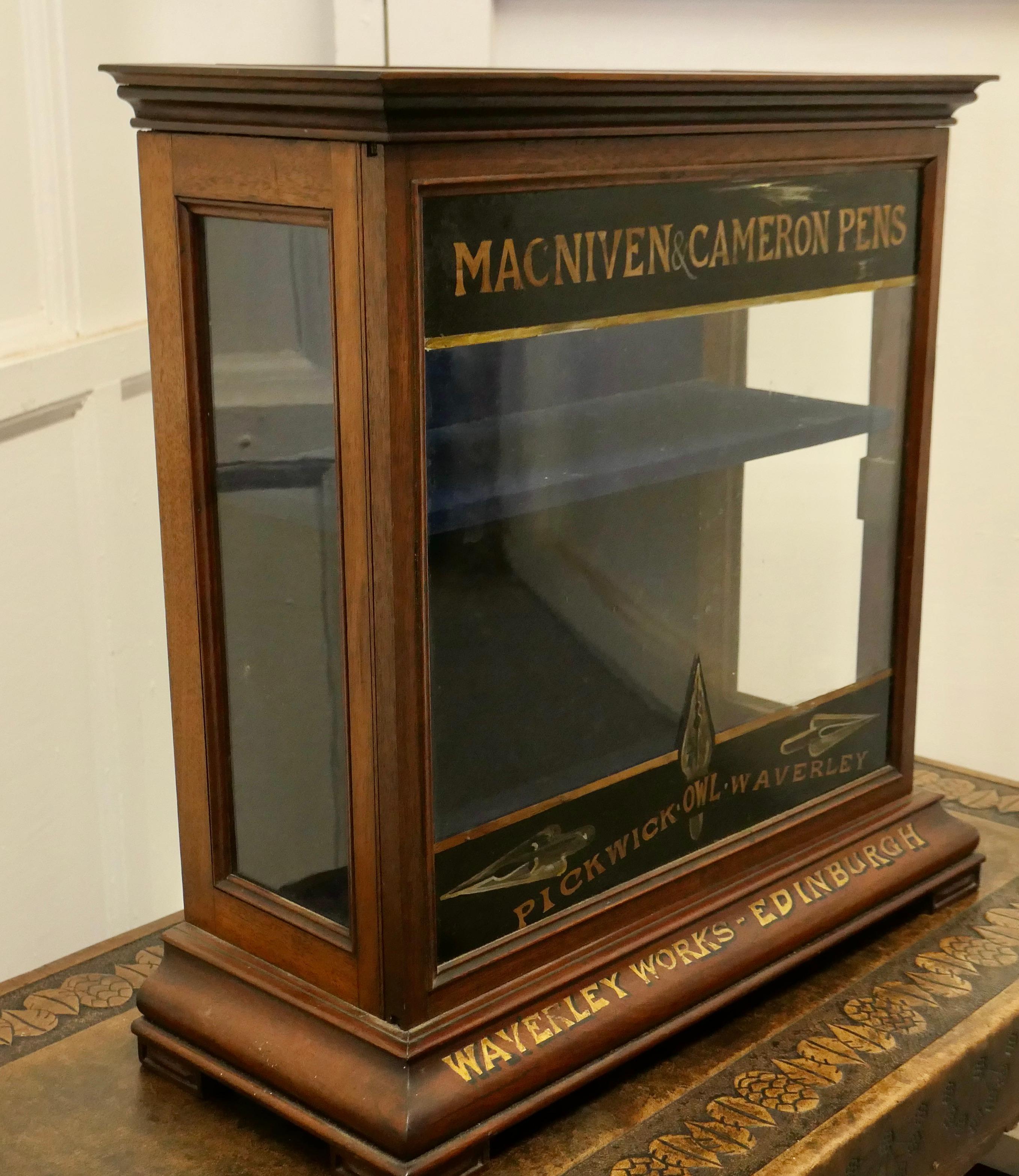 Victorian Stationers Cupboard, Macniven & Cameron Pens Display Cabinet 2