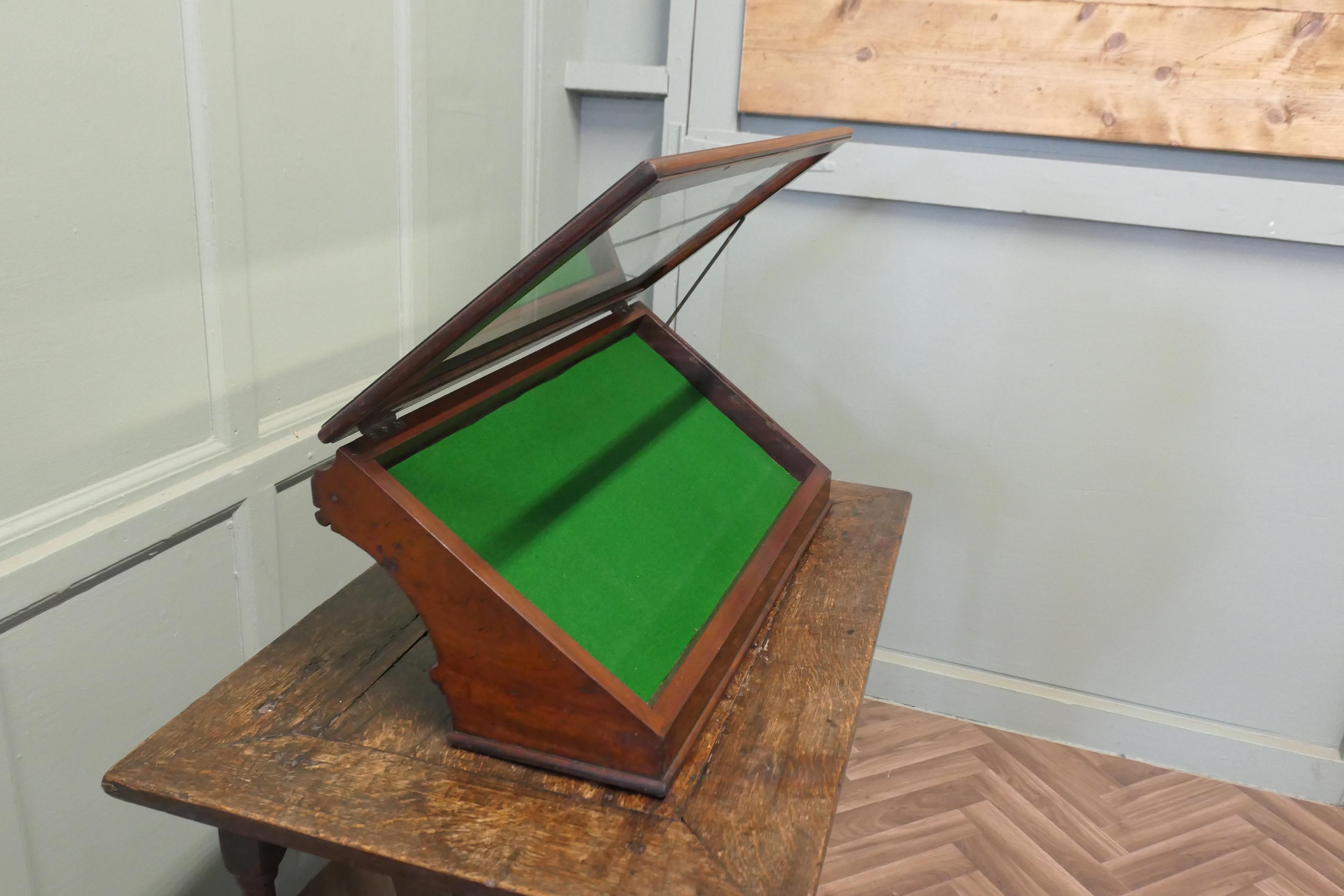 19th Century Victorian Stationer’s Retail Pen Display Cabinet For Sale
