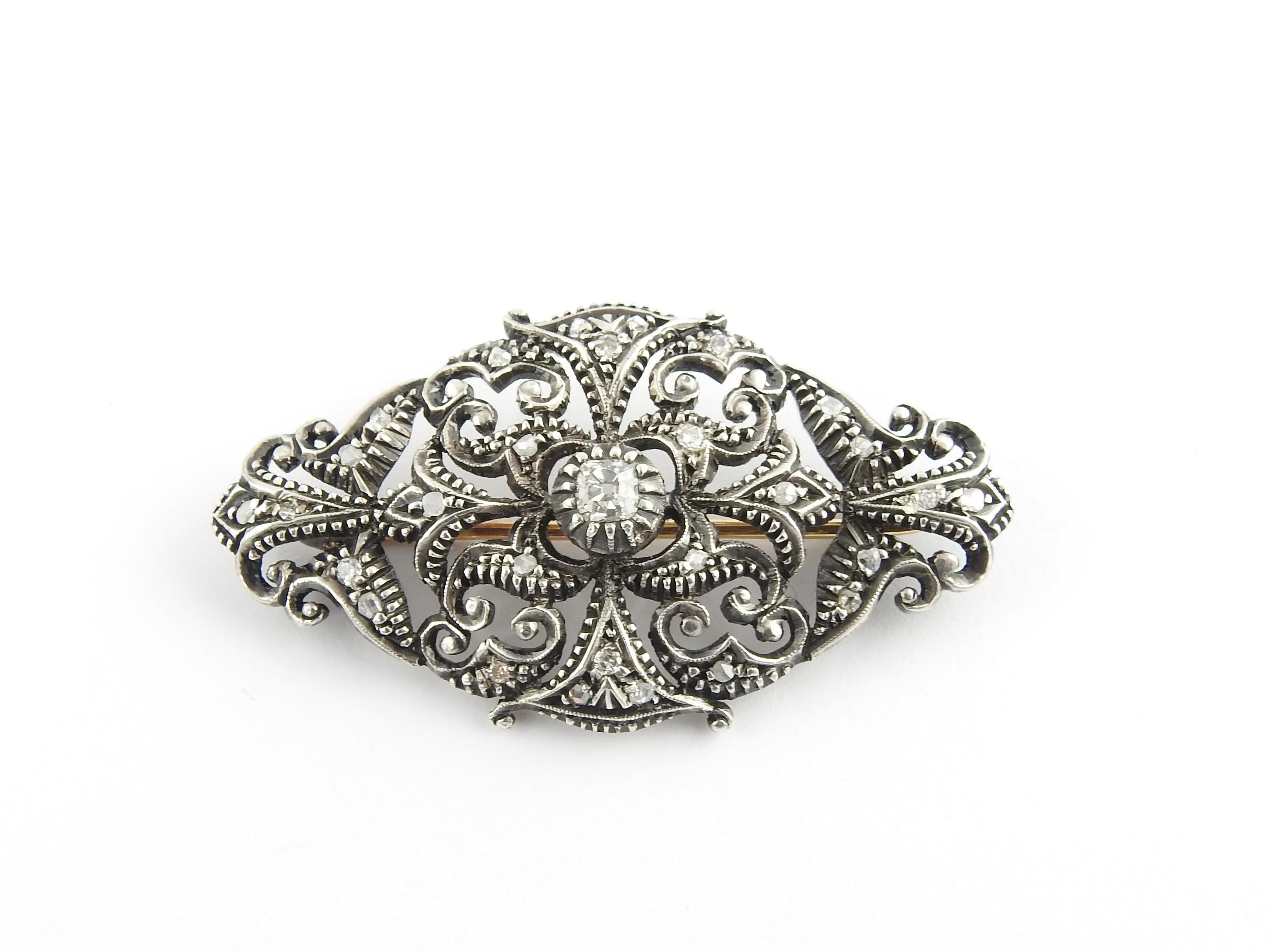 victorian silver brooches