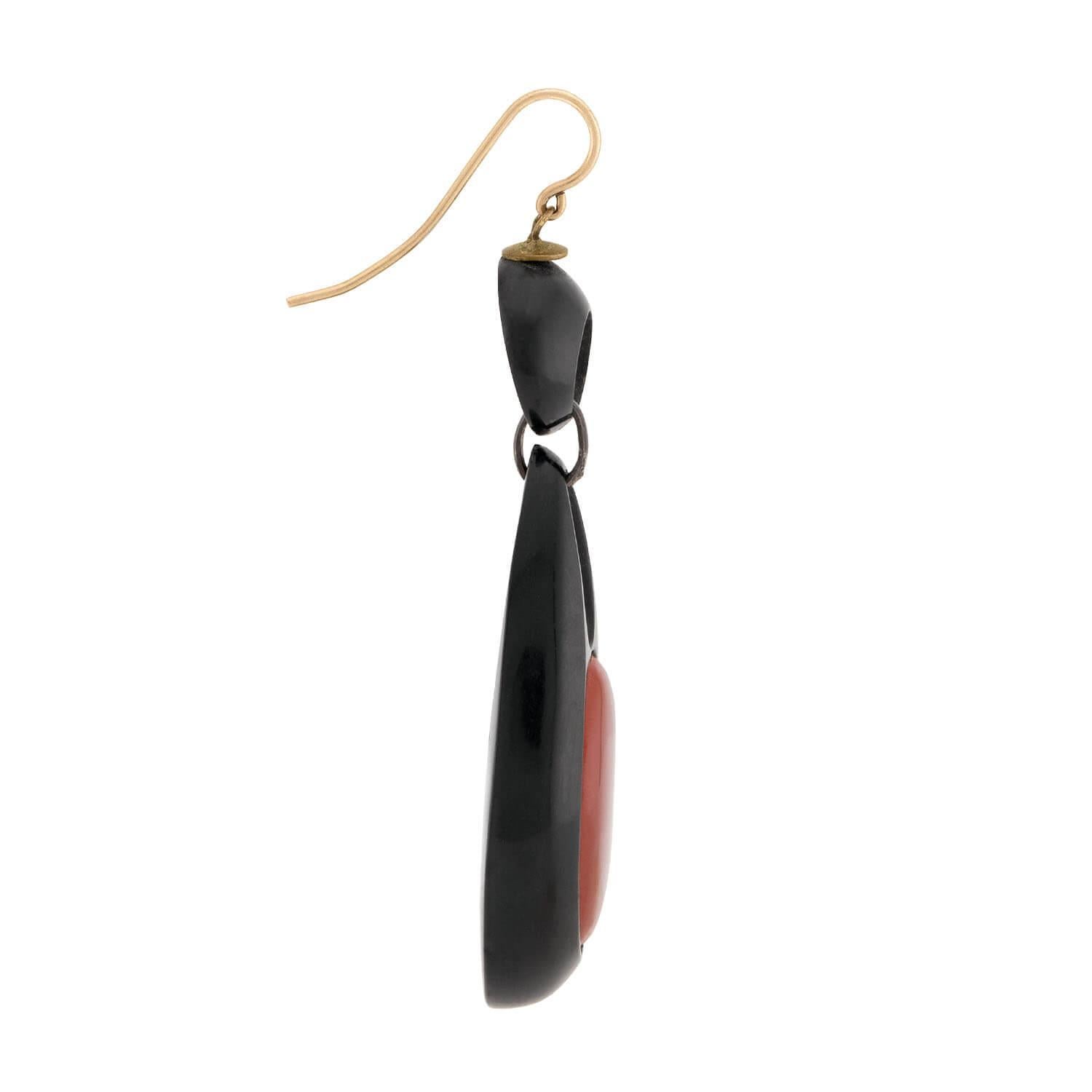 Jet is a black fossilized wood (other theories believe it to be a form of coal or sap similar to amber) found in may countries including France, Spain, the United States, Turkey, China, Germany, India, Poland and Russia. It is formed when wood would