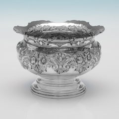 Ciotola vittoriana in argento sterling realizzata a Chester nel 1900
