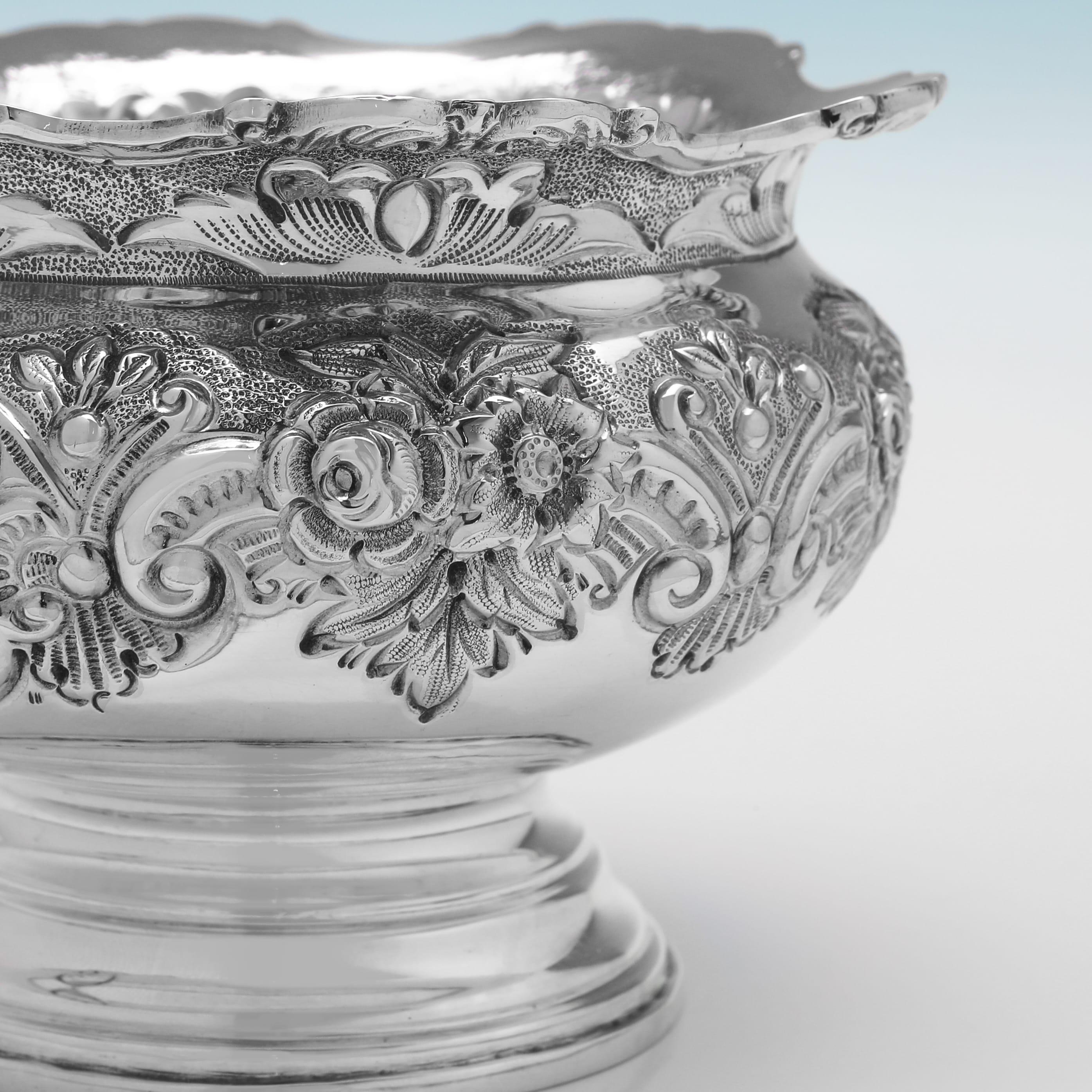 Inglese Ciotola vittoriana in argento sterling realizzata a Chester nel 1900 in vendita