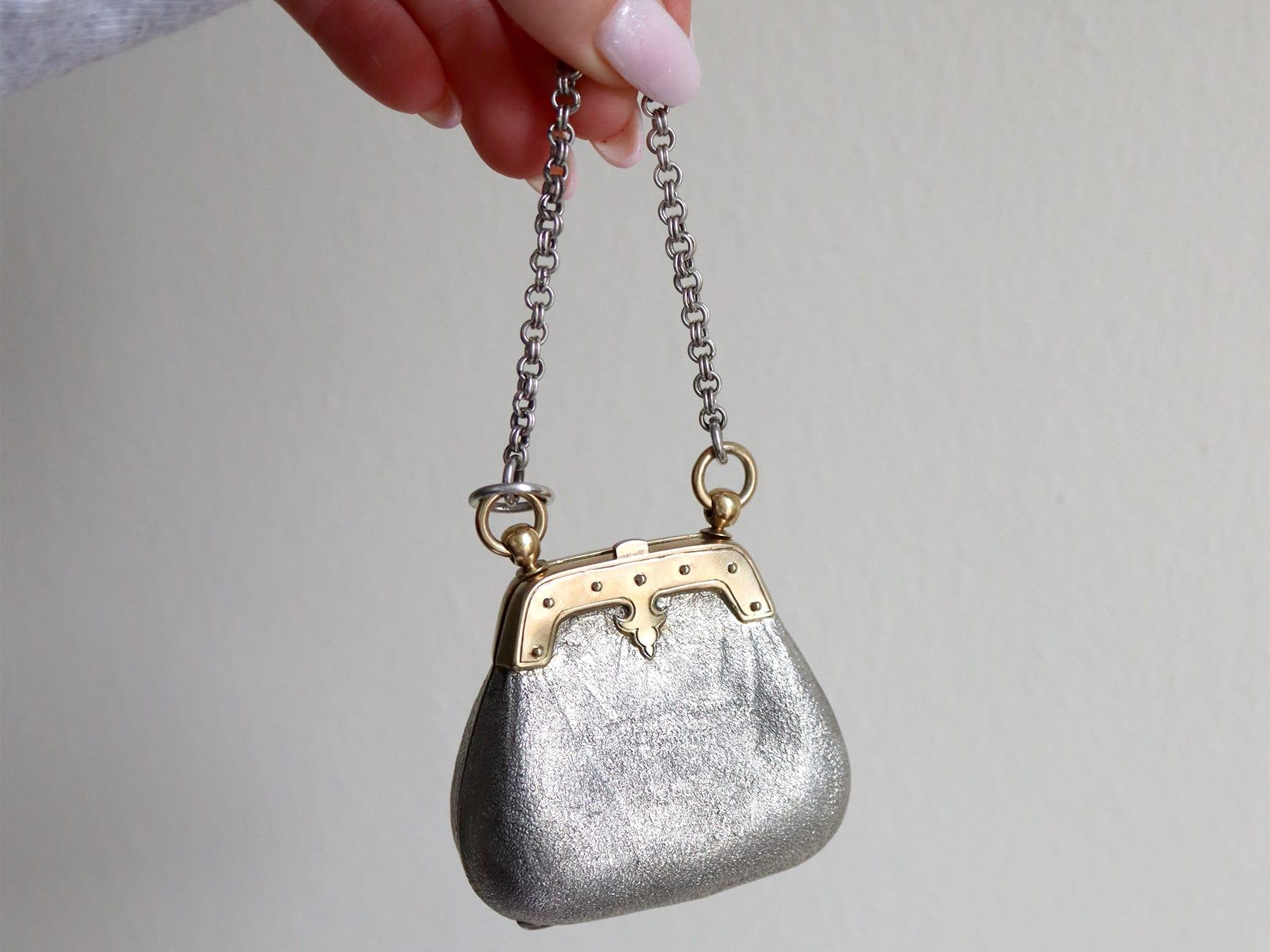 Britannique Porte-monnaie victorien en argent sterling en vente