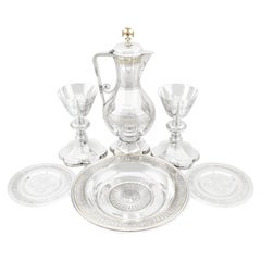 Victorian Sterling Silver Communion Set by Thomas Pratt, 1871, UK