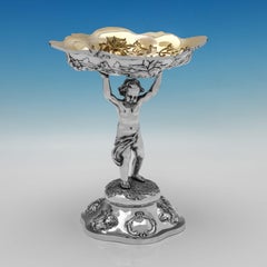 Victorian Sterling Silver Compotes by Robert Hennell IV, England, 1869