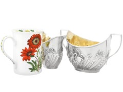 Victorian Sterling Silver Cream Jug and Sugar Bowl