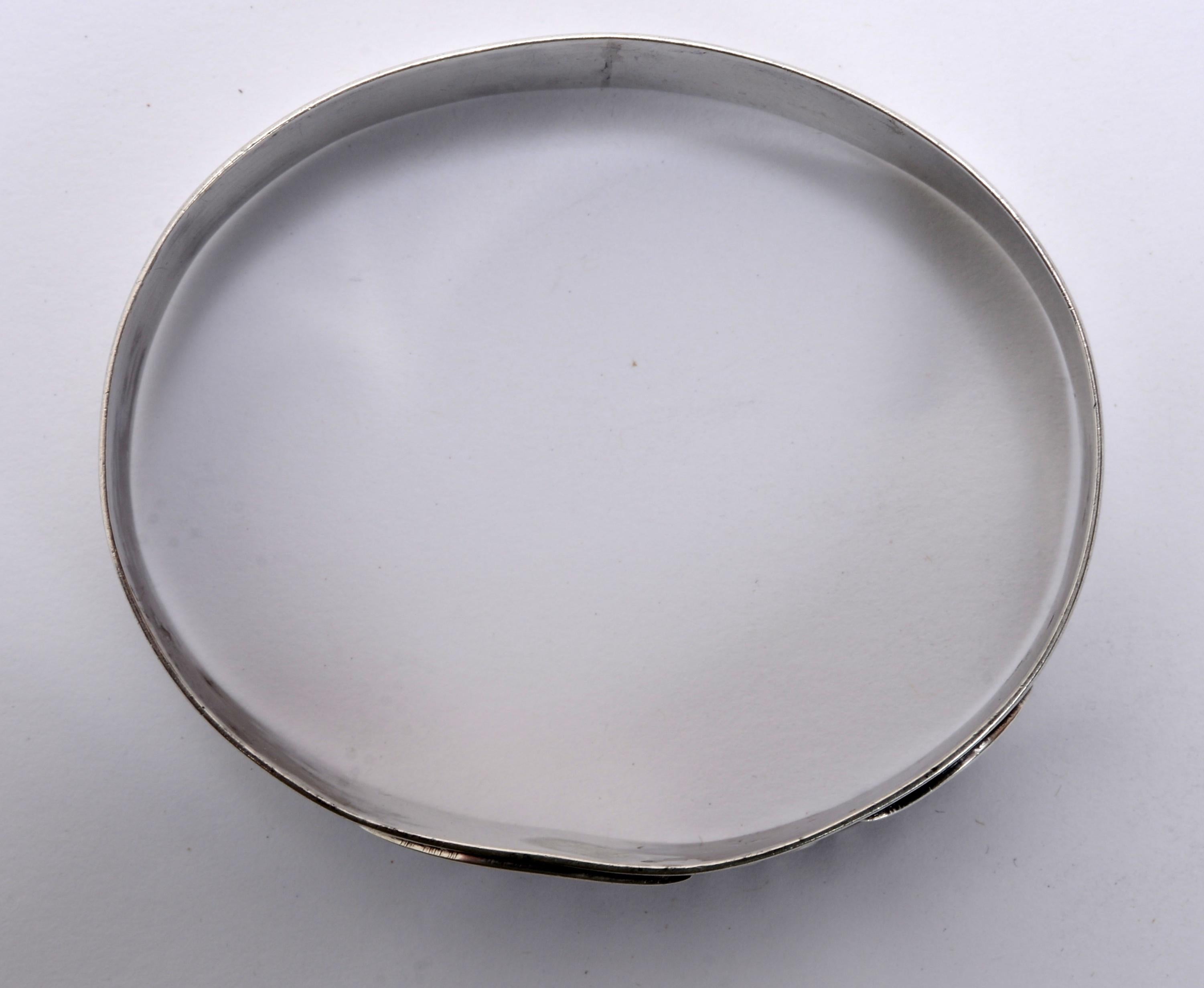 ladies unusual silver bracelets