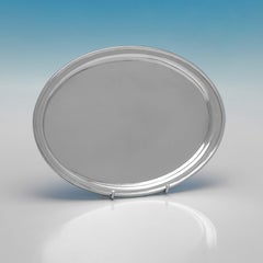 Victorian Sterling Silver Dishes by Garrard & Co., Oval Form, 1880