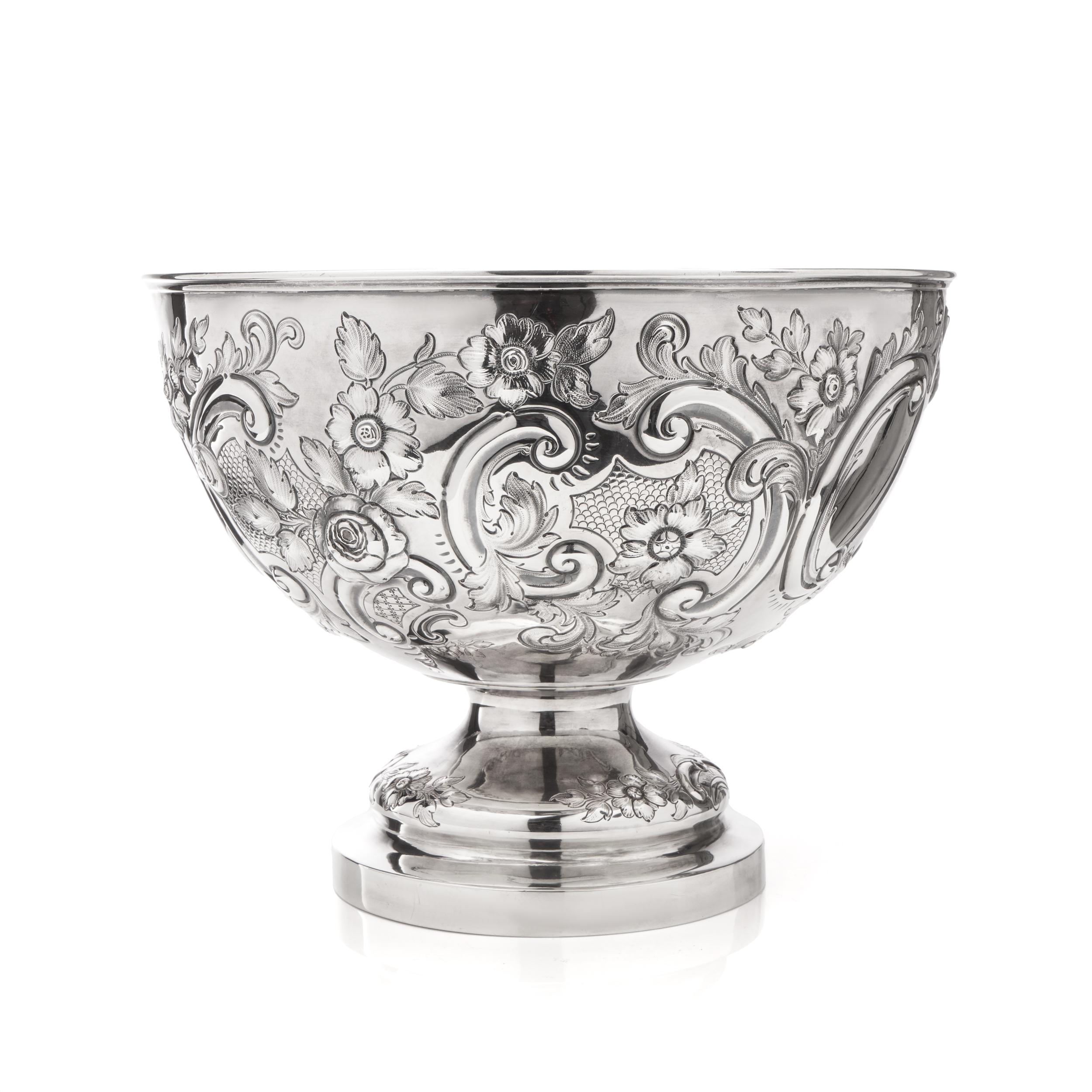 victorian punch bowl