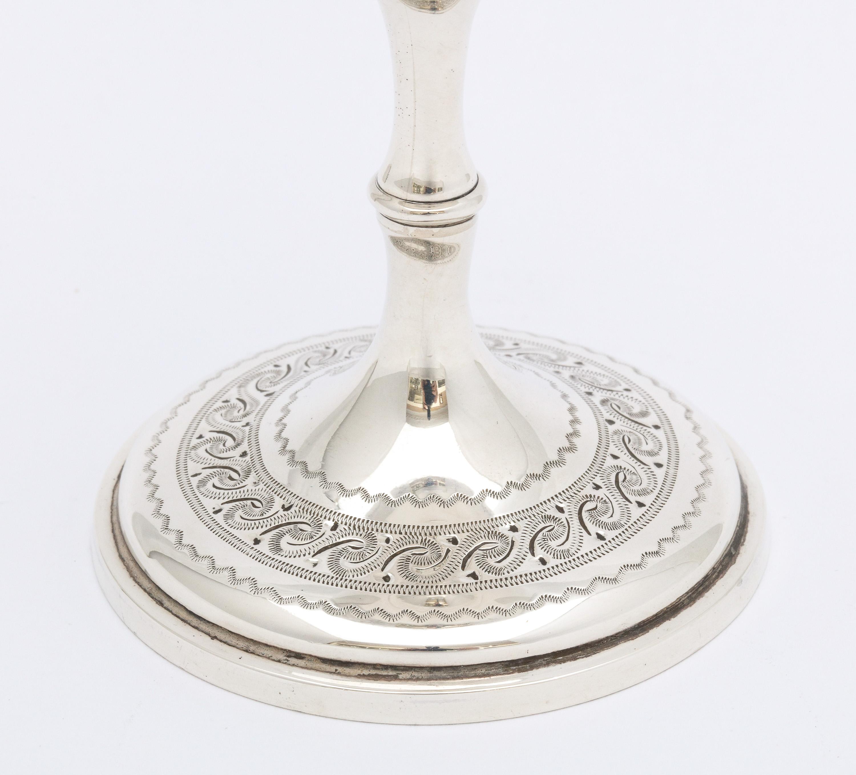 Victorian Sterling Silver Goblet 1