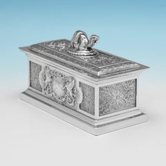 Victorian Sterling Silver Grocers' Company Box, Spink & Son, London 1897