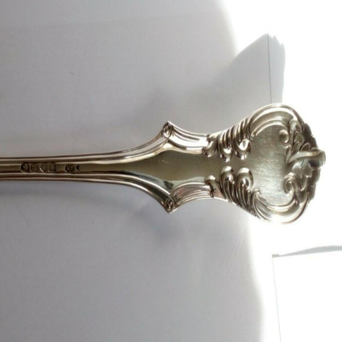 Victorian Sterling Silver Ladle by Chawner & Co, 1859 For Sale 8