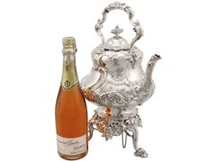 Victorian Sterling Silver Louis Spirit Kettle, 1855
