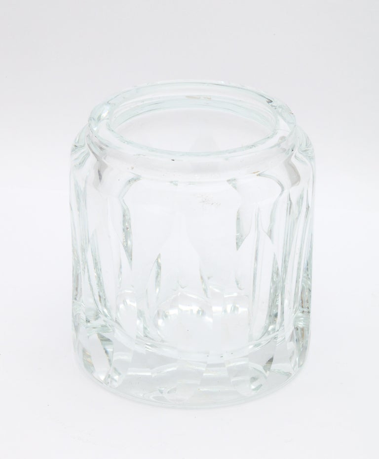 Victorian Sterling Silver-Mounted Crystal Dressing Table Jar For Sale 3
