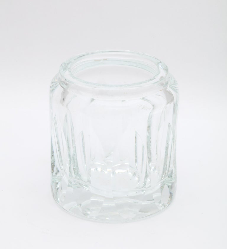 Victorian Sterling Silver-Mounted Crystal Dressing Table Jar For Sale 4