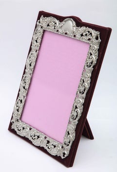 Victorian Sterling Silver Mounted Picture Frame by Deakin & Francis