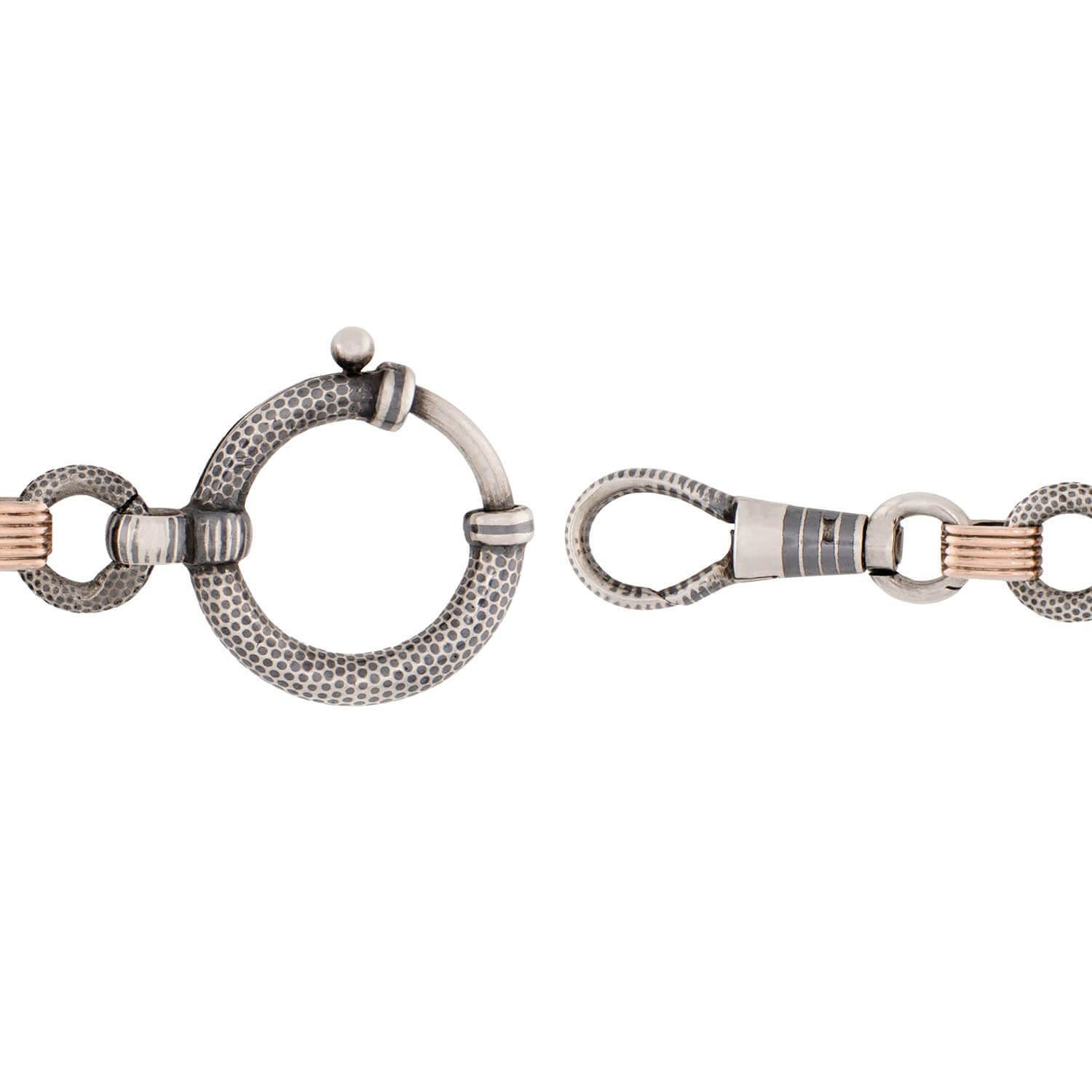 De las mujeres Pulsera Victoriana de Eslabones Niello de Plata de Ley en venta
