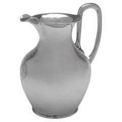 Victorian sterling silver 'Oenochoe' Cream Jug made in London in 1847