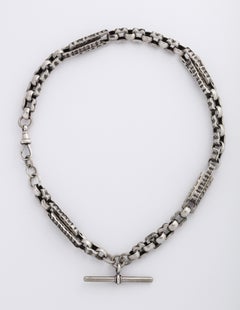 Victorian Sterling Silver Prince Albert Chain