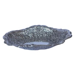 Plato victoriano repoussé de plata de ley fabricado por Horace Woodward & Co. Ltd, 1899