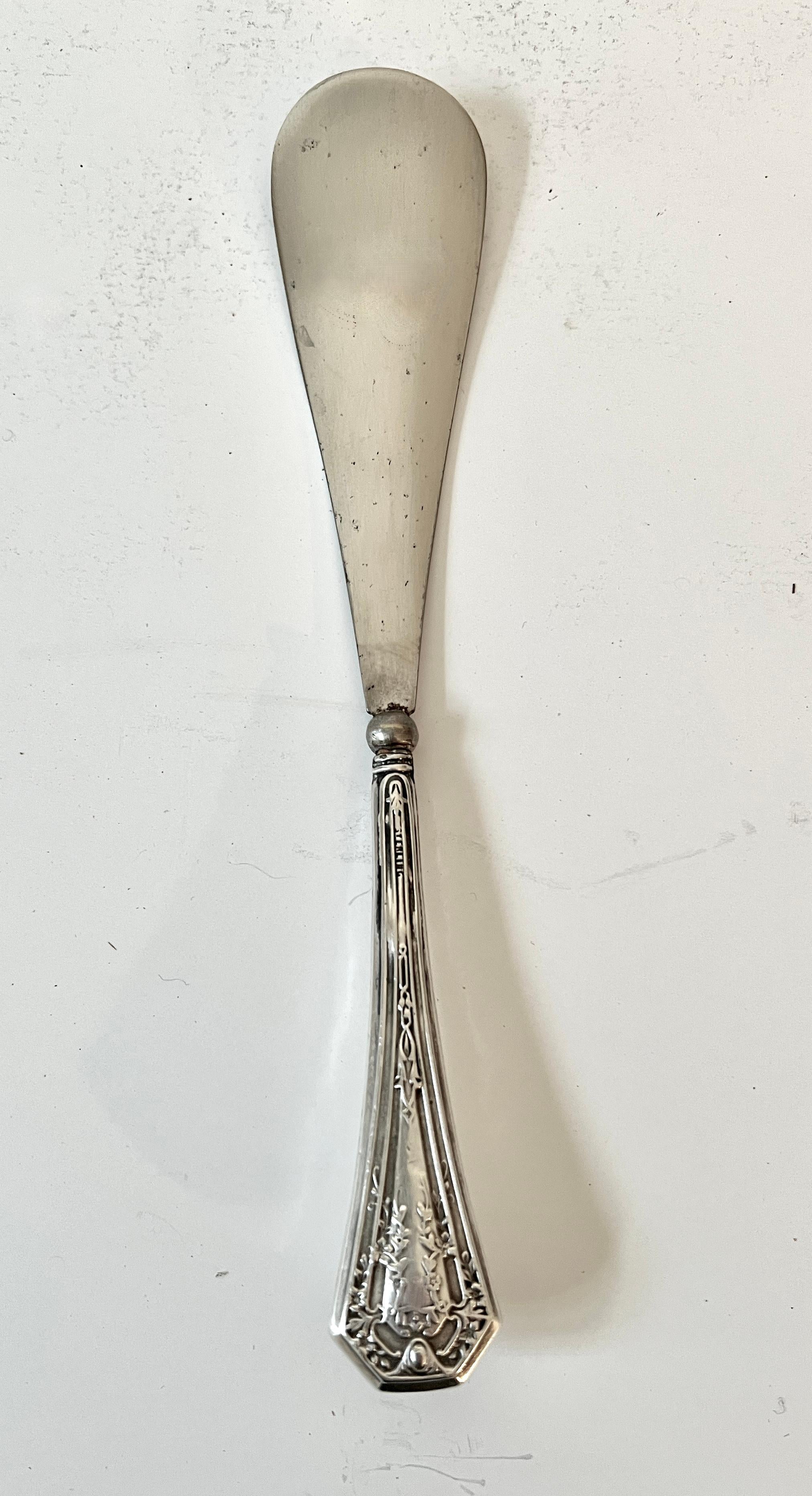 Calzador Victoriano de Plata de Ley Metal en venta