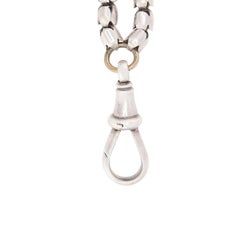 Victorian Sterling Silver Snake Chain 40"