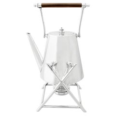Victorian Sterling Silver Spirit Kettle Design Style