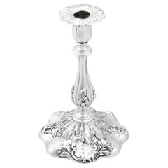 Victorian Sterling Silver Taper Candlestick