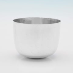 Viktorianischer Becher oder Whiskybecher aus Sterlingsilber aus Sterlingsilber – London 1878