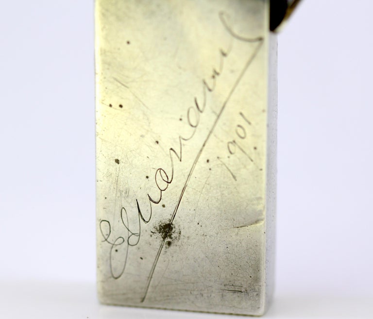 Victorian Sterling Silver Vesta Case by Sampson Mordan & Co. For Sale 2