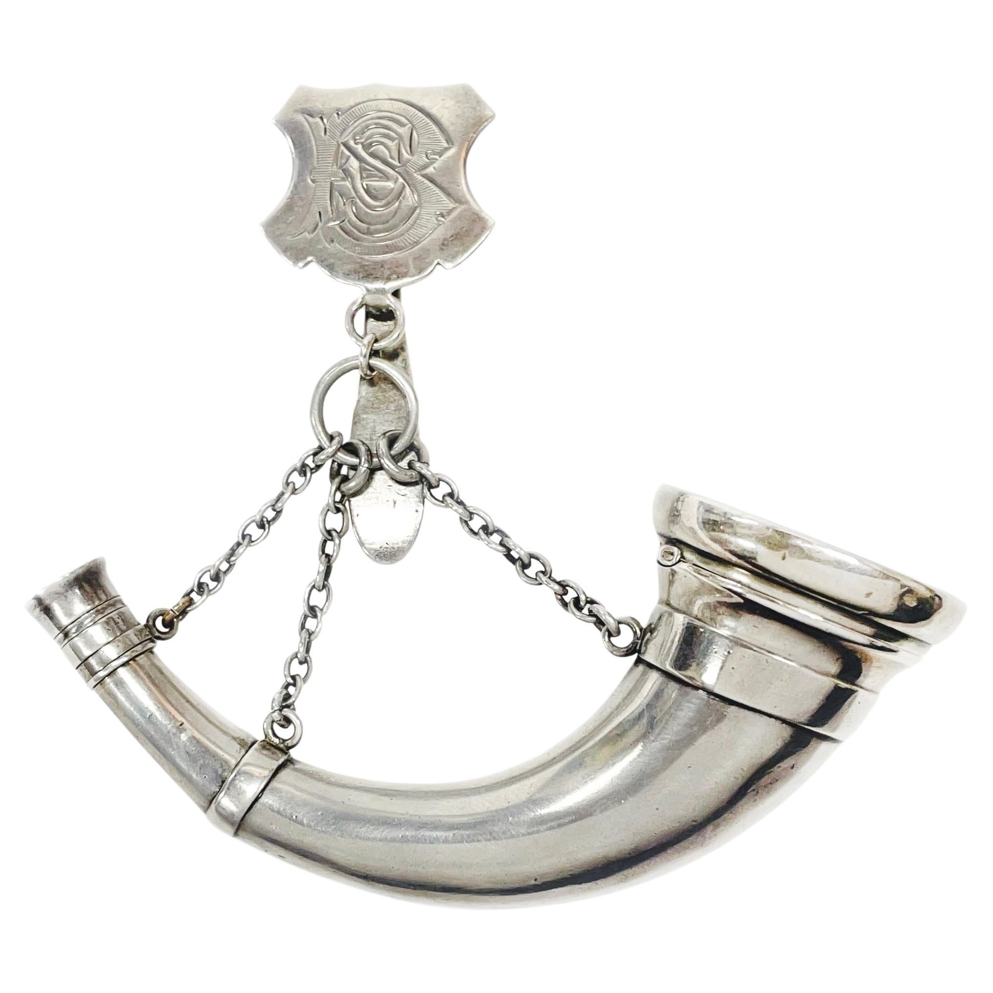 Victorian Sterling Silver Vinaigrette/Scent Bottle For Sale