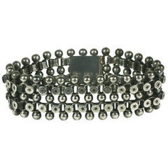 Bracciale vittoriano a stella in sterling con link