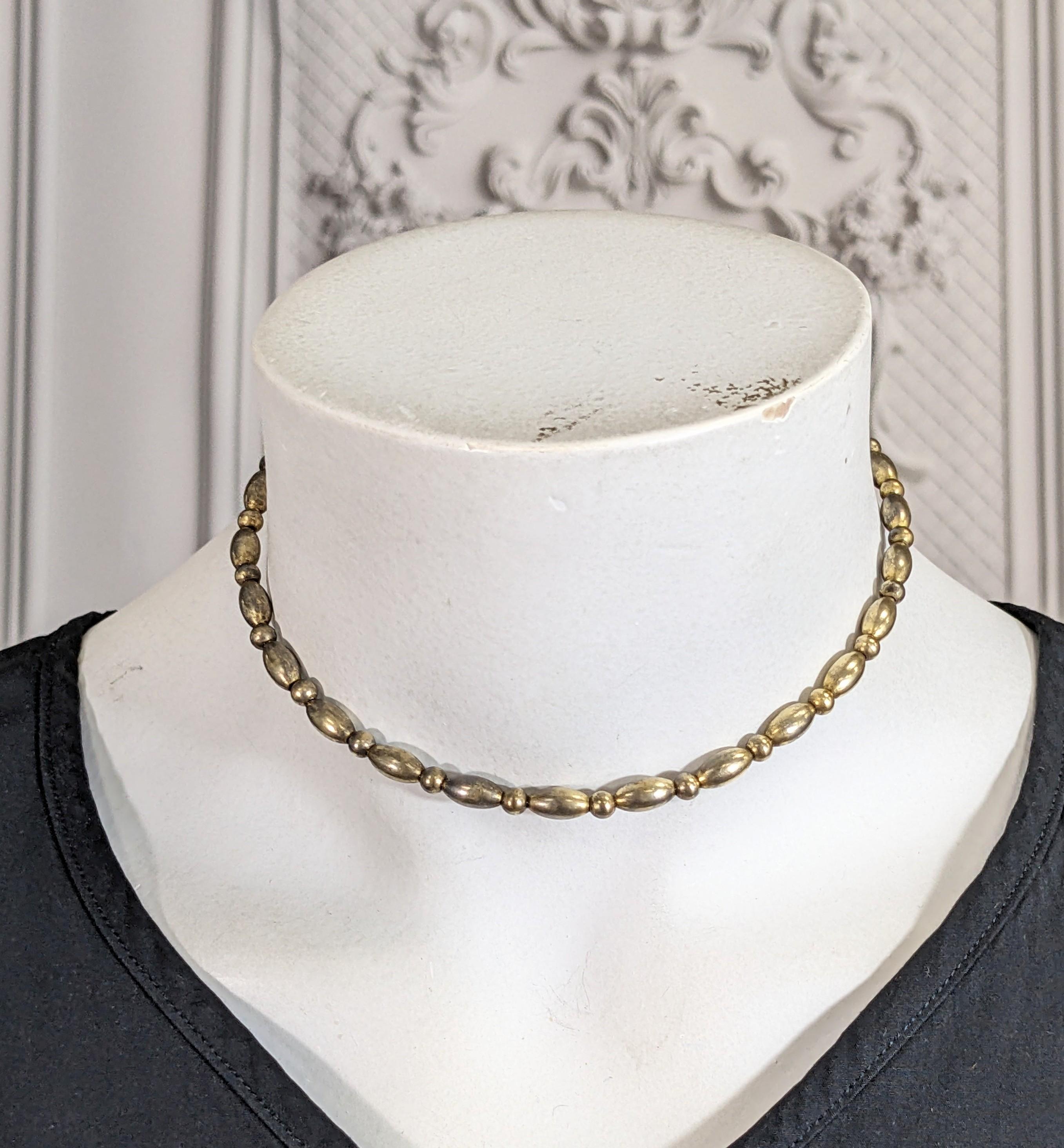 Viktorianische Sterling Junge Mädchen Perlenkette im Zustand „Gut“ im Angebot in New York, NY