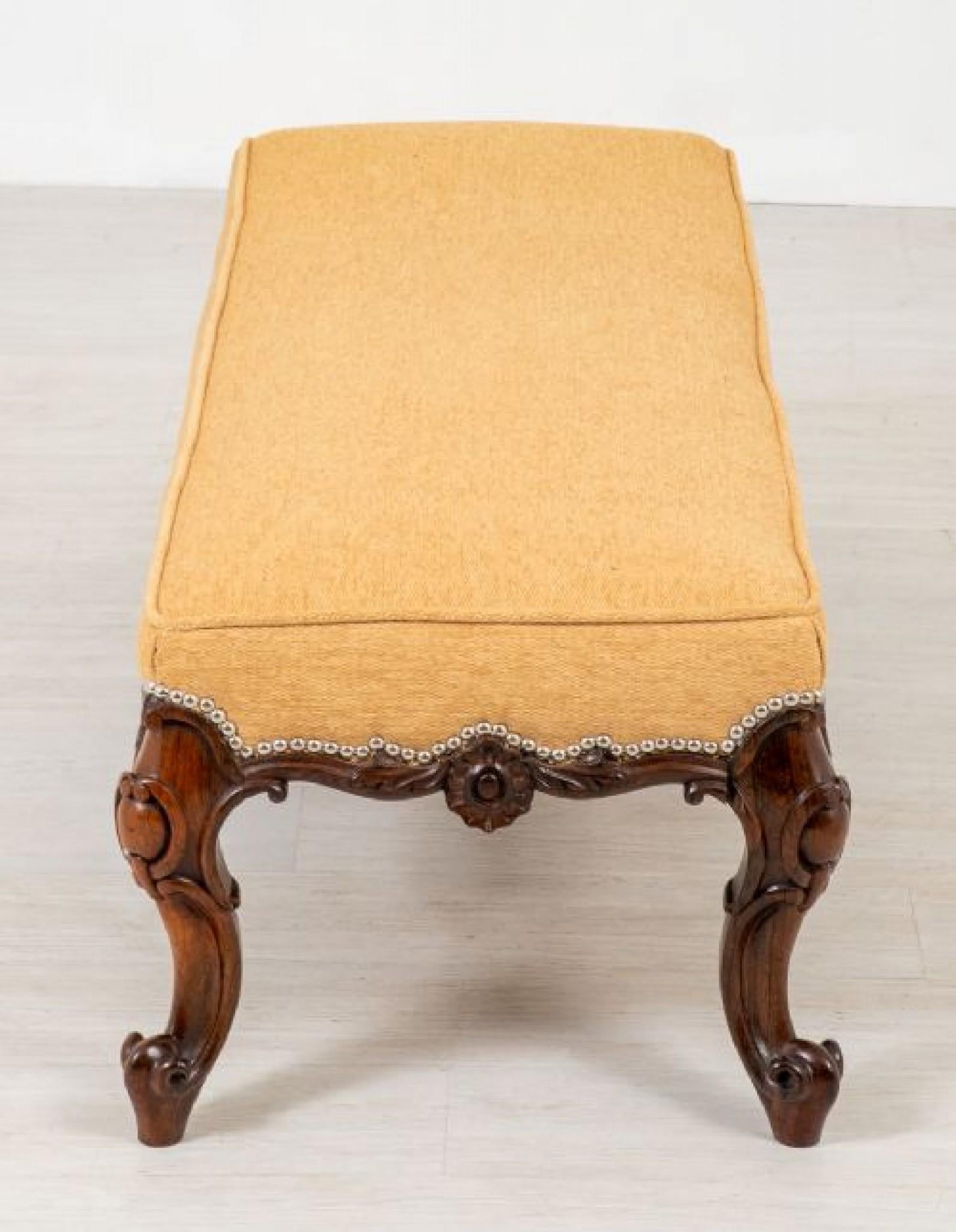 Bois de rose Tabouret victorien siège ancien en bois de rose 1860 en vente