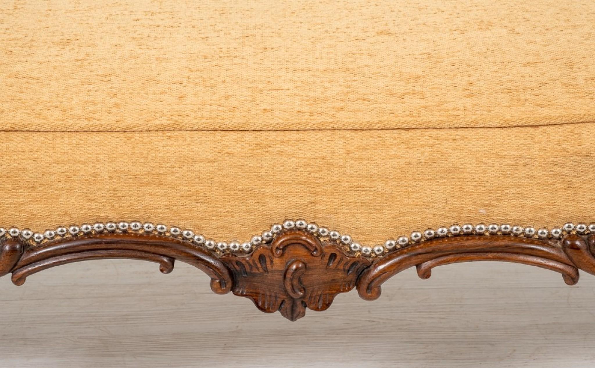 Tabouret victorien siège ancien en bois de rose 1860 en vente 1