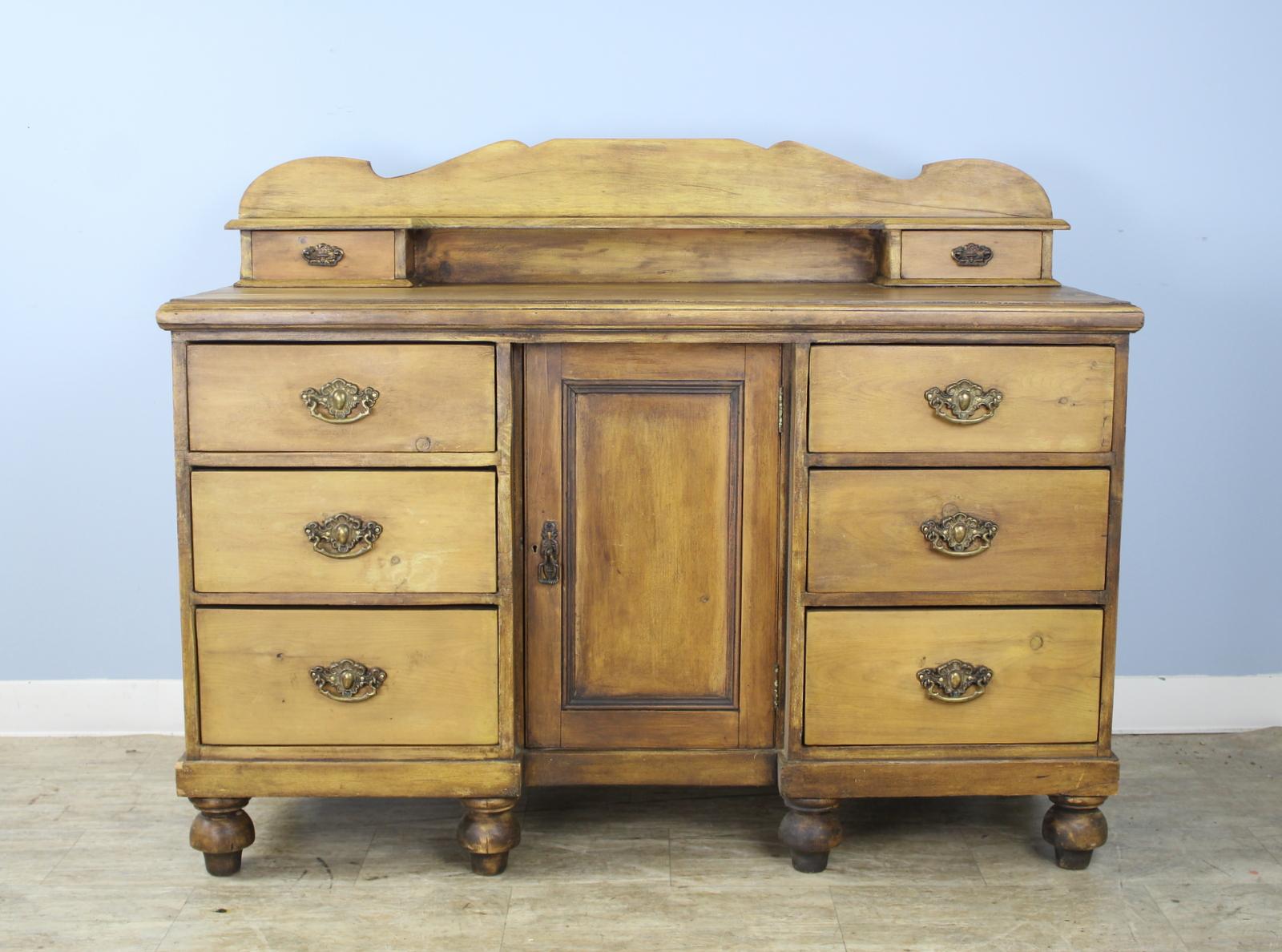 stripped pine chest of drawers