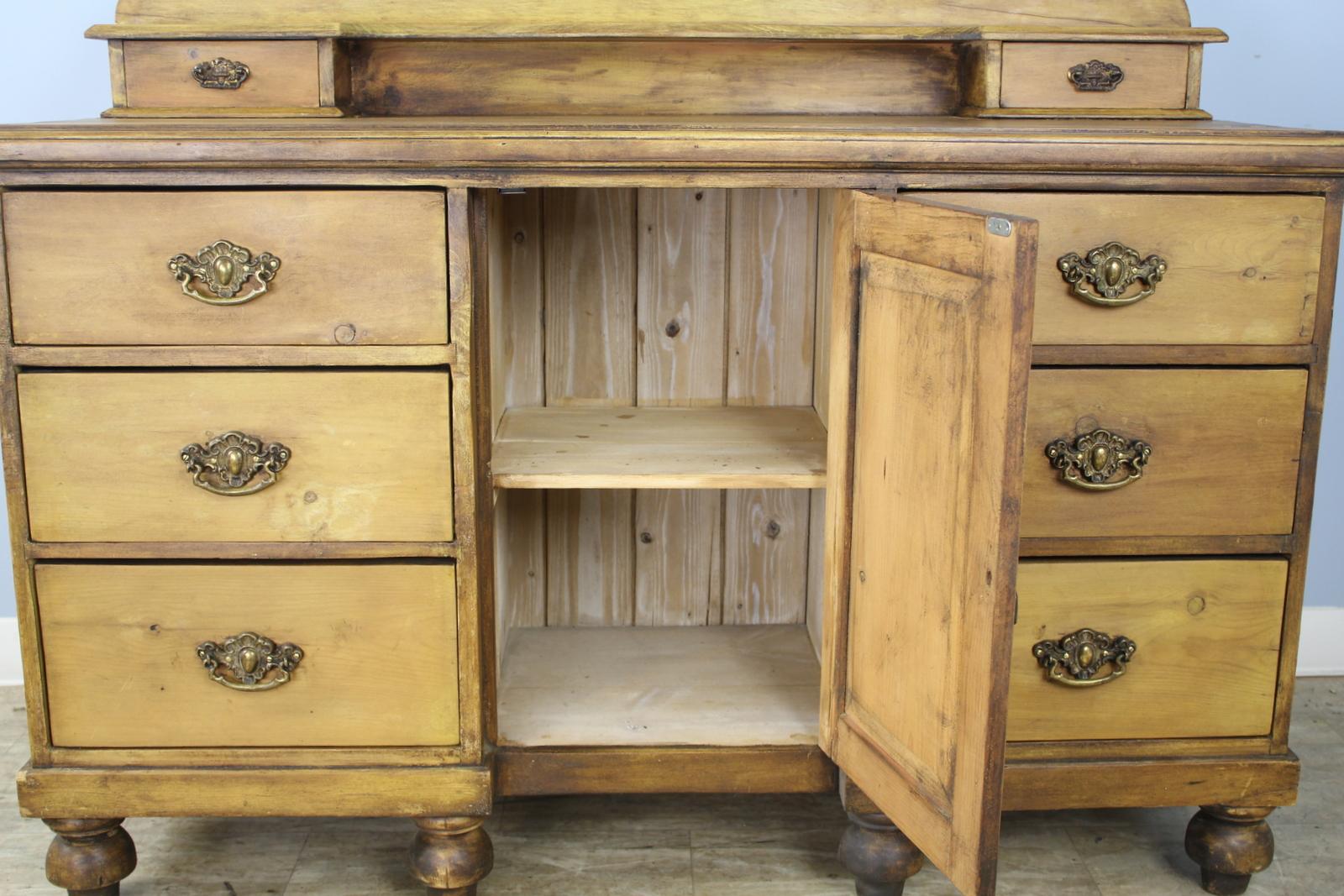 victorian pine sideboard