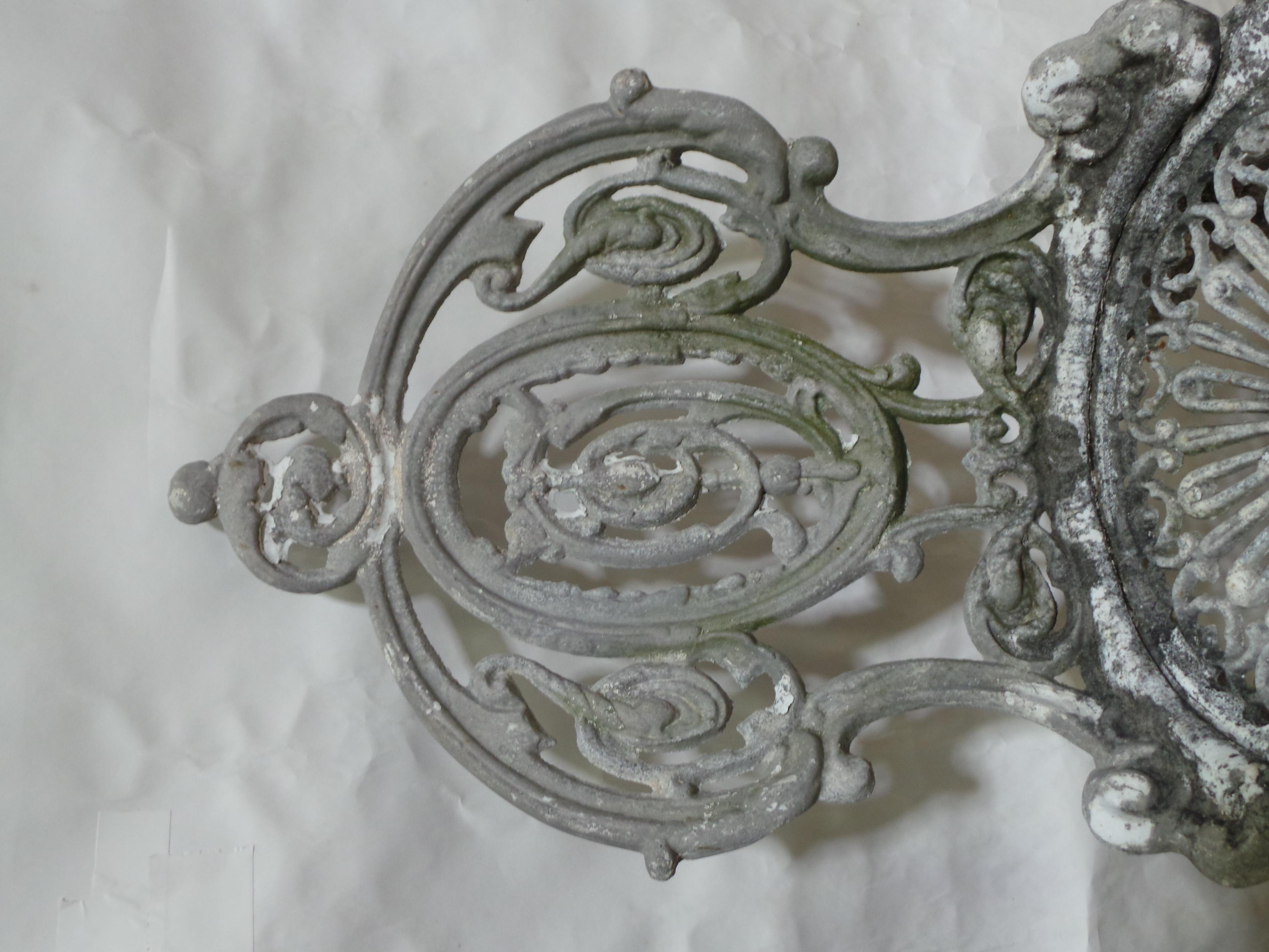 Swedish Victorian Style Aluminium Garden Chairs For Sale