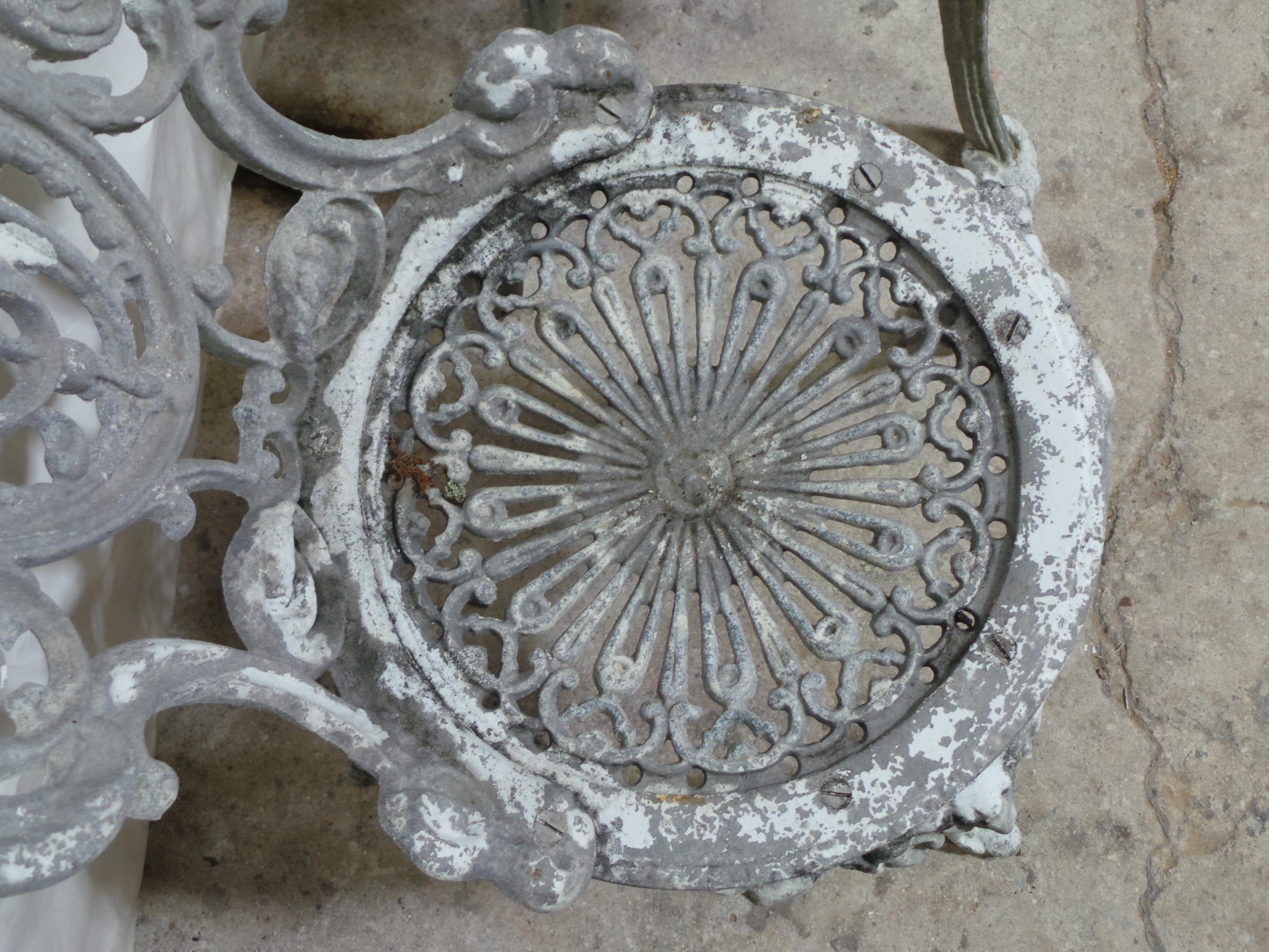 Mid-20th Century Victorian Style Aluminium Garden Chairs For Sale