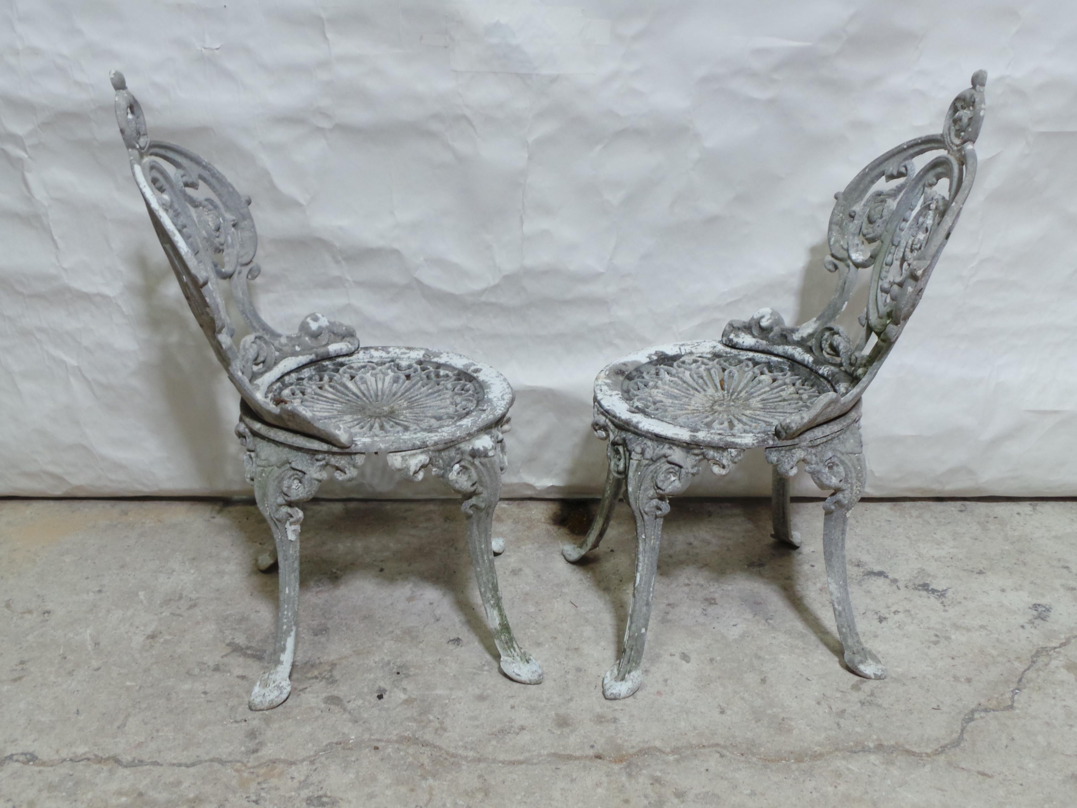 Victorian Style Aluminium Garden Chairs For Sale 1
