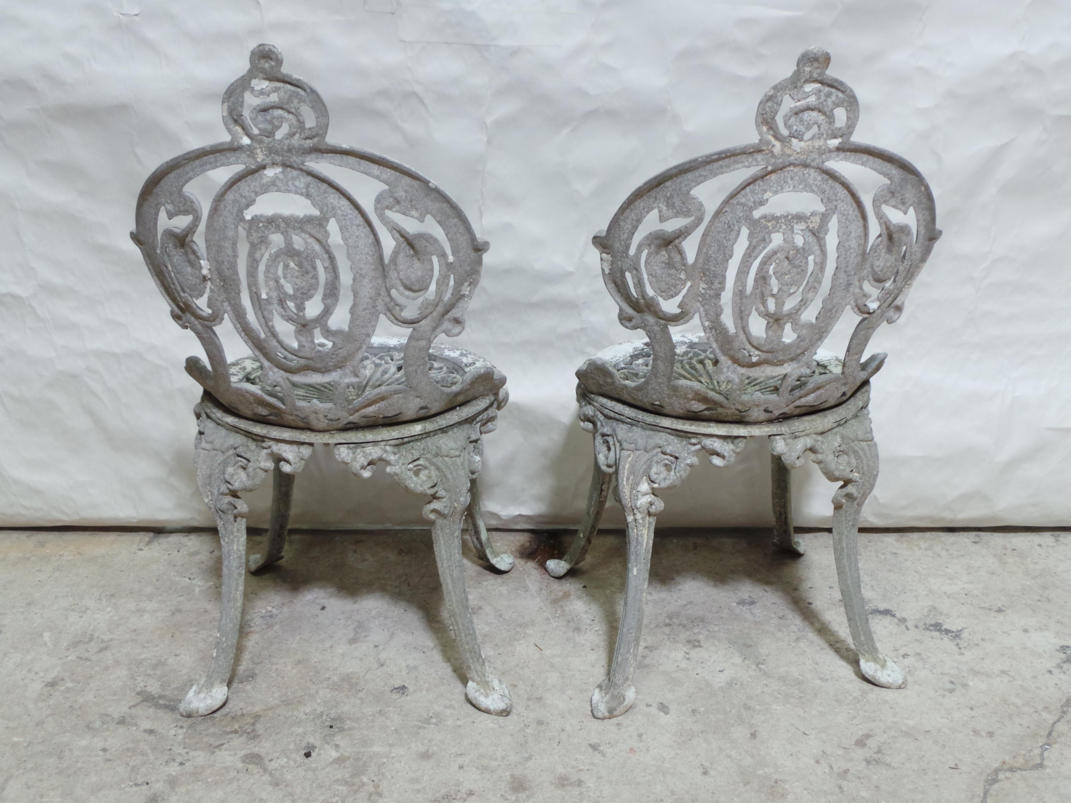 Victorian Style Aluminium Garden Chairs For Sale 2