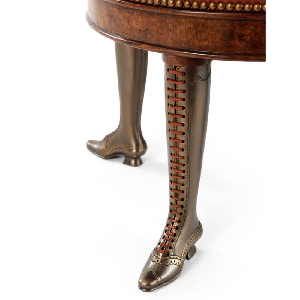 English Victorian Style Boot Stool
