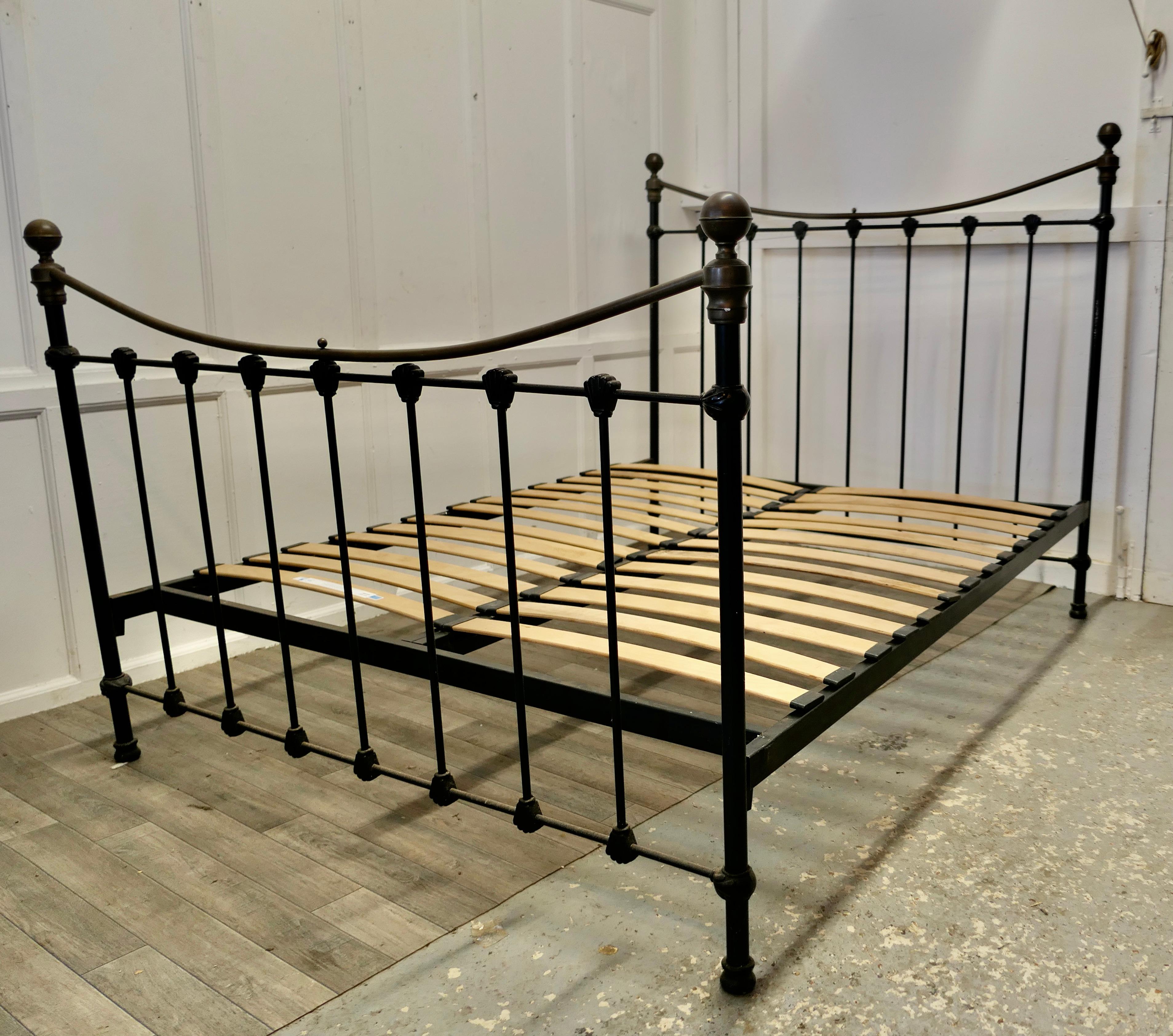 king size brass bed frame