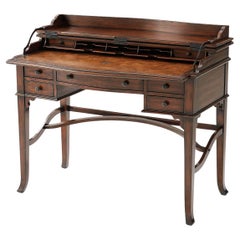 Antique Victorian Style Campaign Desk